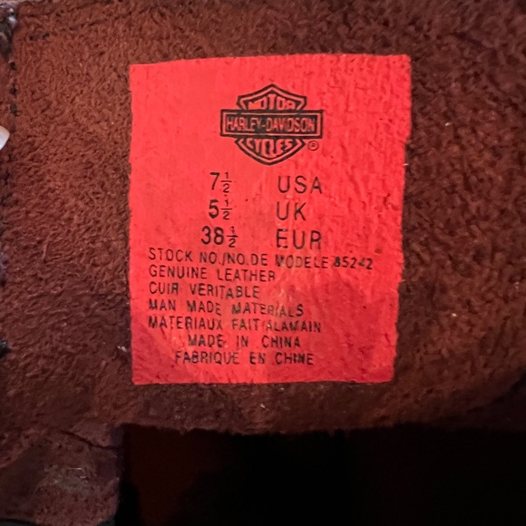 Brown Leather Zipper & Buckle Boots - Picture 4 of 5